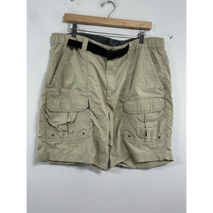 Mens Cargo Shorts 38 Beige Excellent